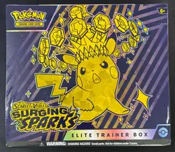 Pokemon Surging Sparks Scarlet & Violet Elite Trainer Box ETB SEALED - TCG - Image 1