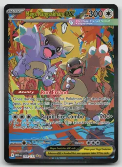 Mega Kangaskhan ex 182/132 (NM) Mega Evolution Special Illustration Rare Pokemon - Image 1