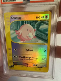 2003 Pokemon - Chansey Reverse Holo E Reader Aquapolis 69/147 - PSA 9 Mint! WOTC - Image 3