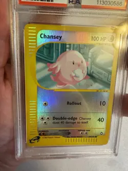 2003 Pokemon - Chansey Reverse Holo E Reader Aquapolis 69/147 - PSA 9 Mint! WOTC - Image 4