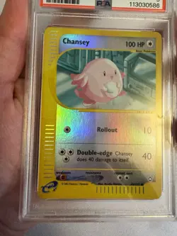 2003 Pokemon - Chansey Reverse Holo E Reader Aquapolis 69/147 - PSA 9 Mint! WOTC - Image 5