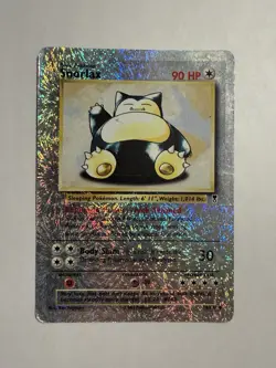 Pokemon Snorlax 64/110 Legendary Collection Reverse Holo DAMAGED - Image 1