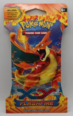 4x Pokemon XY FLASHFIRE SLEEVED PACKS - COMPLETE ART SET - FACTORY SEALED & MINT 820650108877 - Image 2