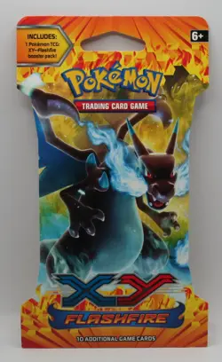 4x Pokemon XY FLASHFIRE SLEEVED PACKS - COMPLETE ART SET - FACTORY SEALED & MINT 820650108877 - Image 4