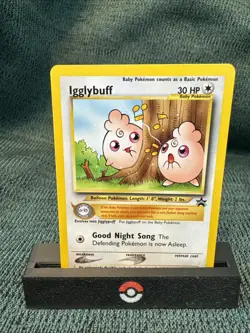 Igglybuff 36 Promo Black Star Pokemon Card Excellent Condition NM - Image 1