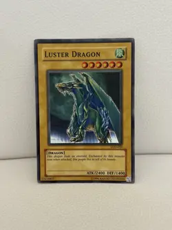 Yu-Gi-Oh! Luster Dragon LOD-050 Super Rare Near Mint Card - Image 1