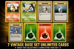 WOTC - Vintage Pokemon Base Set Unlimited 13 Card Lot [001] - Image 1