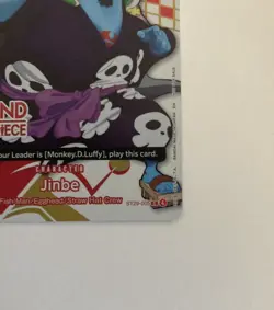 One Piece x Round 1 Jinbe Promo Card ST29-005 (English) - Image 4