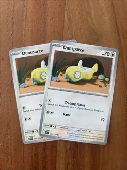 Pokemon TCG Dunsparce 120/159 X 2 Playset S&V Journey Together JTG - 2 Card Set - Image 1