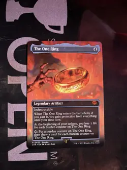 The One Ring (Borderless) NM Normal MTG LOTR - Image 1