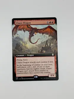 Chaos Dragon (Extended Art) Commander: Adventures in the Forgotten Realms NM MJB - Image 1