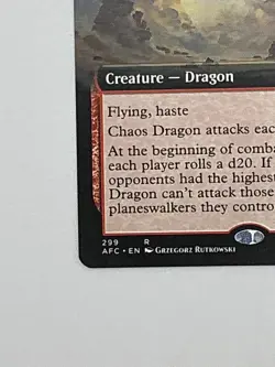 Chaos Dragon (Extended Art) Commander: Adventures in the Forgotten Realms NM MJB - Image 5