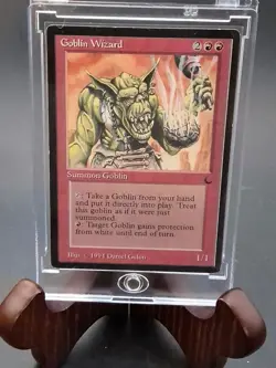 Goblin Wizard The Dark MTG Regular Heavily Played CD1968 - Image 3