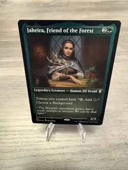 Magic the Gathering MTG Jaheira, Friend of the Forest Foil Etched Near Mint - Image 1
