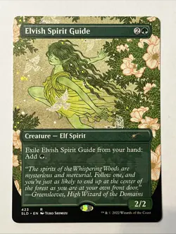 SLD Elvish Spirit Guide (Borderless) Secret Lair Drop NonFoil MTG LP - Image 1
