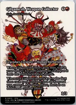 Gilgamesh, Weapon Collector - Godo, Bandit Warlord (Showcase) R FCA 13 NM - Image 1
