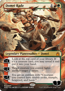Domri Rade (Anime Borderless) [Ravnica Remastered] Magic MTG - Image 1