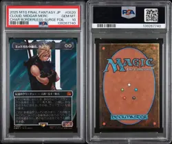 CLOUD, MIDGAR MERCENARY Final Fantasy Borderless Surge Foil JPN PSA 10 MTG #0520 - Image 3