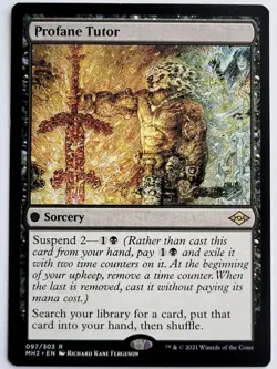 MTG Profane Tutor - Modern Horizons 2 - NM - Image 1