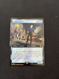 MTG WHO Doctor Who Surge Auton Soldier R 0944 Surge Foil LP 944 - Image 1