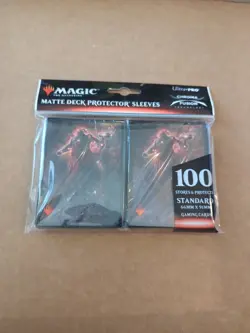 100 Ct Theros Beyond Death Purphoros Standard Deck Protector Storage Sleeves NEW - Image 1