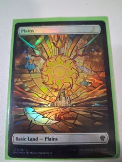 MTG Dominaria United Showcase Foil Basic Lands Stained Glass Assorted Lot Of 17 - Image 2