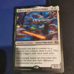 Mikey and Leo Chaos and Order TMNT Magic The Gathering 00158 - Image 1