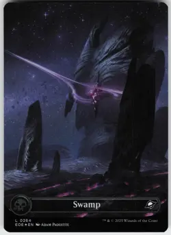 FOIL SWAMP (0264) (BORDERLESS) 264 LAND NEAR MINT - Image 1