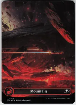FOIL MOUNTAIN (0265) (BORDERLESS) 265 LAND NEAR MINT - Image 1