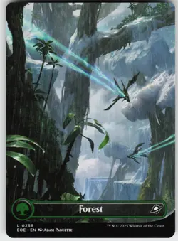 FOREST (0266) (BORDERLESS) 266 LAND NEAR MINT - Image 1