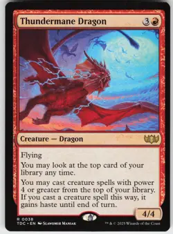 THUNDERMANE DRAGON 38 R NEAR MINT - Image 1