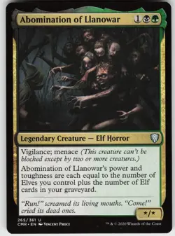 ABOMINATION OF LLANOWAR 265 UC NEAR MINT - Image 1