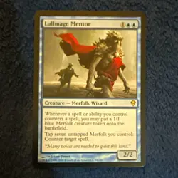 Wizards of the Coast MTG Lullmage Mentor Zendikar Creature Rare 2/2 English - Image 1
