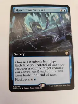 March from Veils Vel Borderless- Modern Horizons 3 - - MTG - Image 1