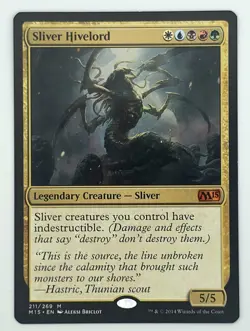 Sliver Hivelord Core Set 2015 (M15) Regular Mythic Magic the Gathering NM - Image 1