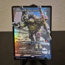 Wizards MTG Donatello, Gadget Master 0283 TMNT Foil Blue EN - Image 1