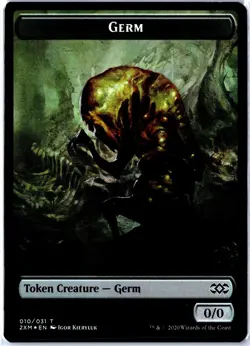 MAGIC TG: Double Masters #21 // 10 Elf Warrior // Germ 2-Sided Token- Foil.M2A - Image 1
