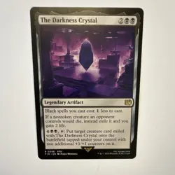 Magic: The Gathering The Darkness Crystal Legendary Artifact Black FFIII 0096 - Image 1
