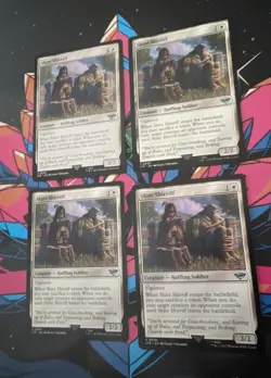 MTG 4 x Lord Of The Rings Uncommon SHIRE SHERIFF NM - Image 1