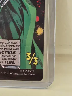 Wizards of the Coast MTG Marvel Super Heroes Doctor Doom 0394 Mythic Foil - Image 4