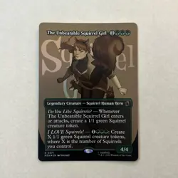 The Unbeatable Squirrel Girl (Borderless) Marvel Super Heroes Foil NM MTG - Image 1
