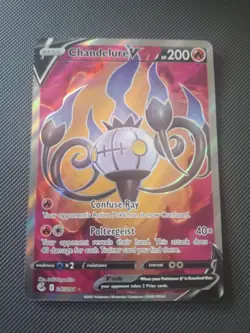 Pokemon TCG Chandelure v Fusion Strike 247/264 Holo Full Art Ultra Rare - Image 1