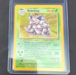 Wizards of the Coast Pokemon TCG Jungle Nidoking 11/64 Holo Rare 1999 90 HP - Image 1