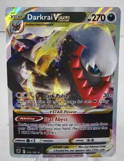Pokemon Darkrai VSTAR #099/189 SWSH10 Astral Radiance Holo Rare Sword & Shield - Image 1