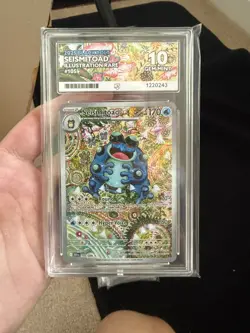 Pokemon TCG Black Bolt - Seismitoad 105/086 Illustration Rare - ACE 10 - Image 1
