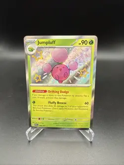 Jumpluff 098/091 SV Paldean Fates Shiny Rare Holo Pokemon TCG English - Image 1