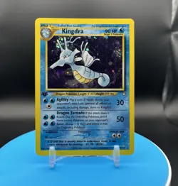 2000 Pokemon Neo Genesis Kingdra 1st Edition Holo Rare #8/111 - Image 1