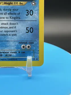2000 Pokemon Neo Genesis Kingdra 1st Edition Holo Rare #8/111 - Image 5