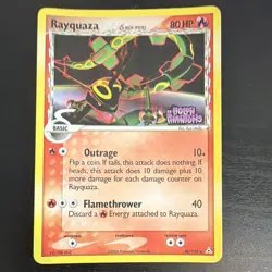 Pokemon Rayquaza 26/110 Stamped Holon Phantoms Holo Delta Species - Image 1