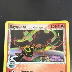 Pokemon Rayquaza 26/110 Stamped Holon Phantoms Holo Delta Species - Image 2